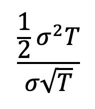 Volatility adjustment term